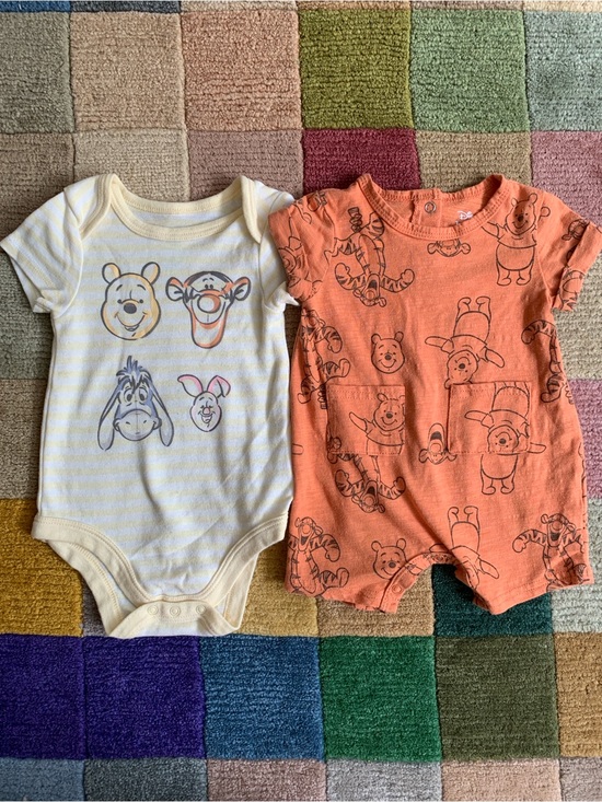Disney Other - 3/6M Winnie the Pooh Disney Baby Romper and Onesie Set